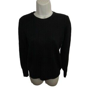 Everlane Black 100% Cashmere Crewneck Sweater Womens Medium